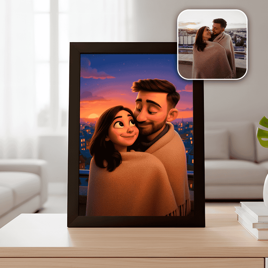 Quadro Cartoon Animação 3D (feito com IA)