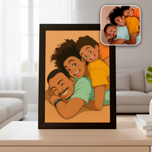 Carregar imagem no visualizador da galeria, Quadro Cartoon Gibi (feito com IA)