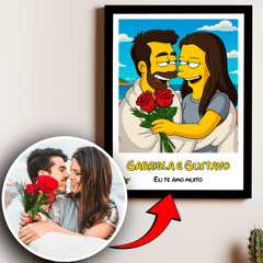 Quadro Cartoon (Simpsons, Pixar, Anime e Ghibli)